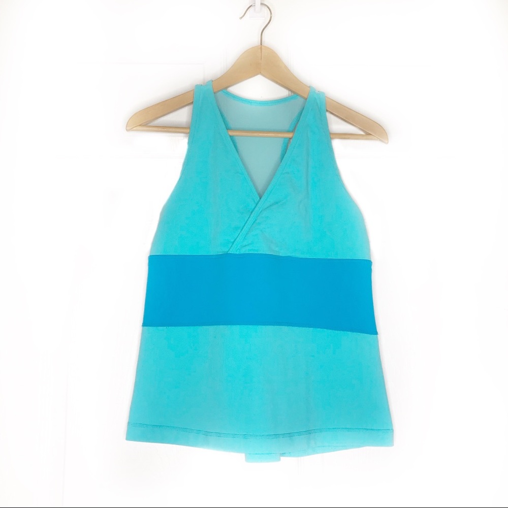 lululemon athletica Blue Tank Top